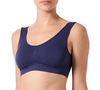 ONLY Onpmira-2 Seam Bra Noos, Bleu Marine, M Femme