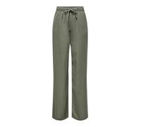 ONLY Pant Onlgoa MW Linen BL Pull-Up Pantalon CC PNT, Olive fumée, XS / 32L Femmes