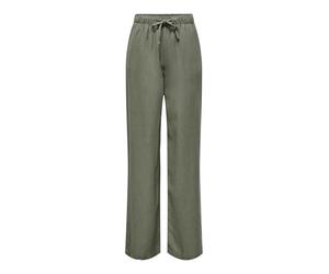 ONLY Pant Onlgoa MW Linen BL Pull-Up Pantalon CC PNT, Olive fumée, XS / 32L Femmes