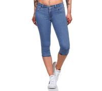 ONLY Pantacourt pour Femme Rain reg Skinny, Bleu Jeans Clair, XS