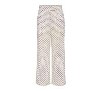 ONLY Pantalon à pince 'ONLEmmia-Linda' ivoire / noir, Taille 38
