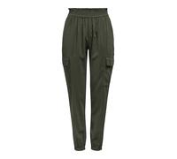 ONLY Pantalon cargo 'ONLARIS' sapin, Taille 34