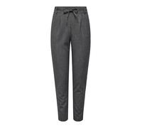 ONLY Pantalon Classique ONLPOPTRASH-Elise Taille Moyenne Regular Fit Pantalon Classique Dark Grey Melange XL 30 Dark Grey Melange XL / L30
