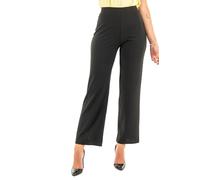 ONLY Pantalon Large Taille élastique Coupe Droite élégante et Confortable pour Femmes, Couleurs:Noir, Taille:XL