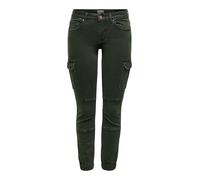 ONLY Pantalon Missouri Cargo Vert Taille 36/32, Vert-3