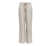ONLY Pantalon Onlaugusta WVN Noos pour Femme, avec Jambes Larges, Taille élastique et Coupe Normale, Beige, L