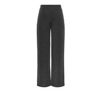 ONLY Pantalon 'ONLCAROL' noir / argent, Taille 34