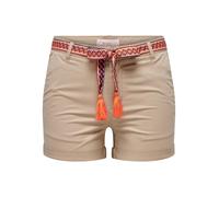 ONLY Pantalon 'ONLGeorgia' beige foncé / bleu foncé / orange / corail, Taille 32