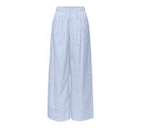 ONLY Pantalon 'ONLLoris' bleu clair / gris / blanc, Taille 42
