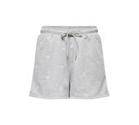 ONLY Pantalon 'ONLLuna' jaune / gris clair / blanc, Taille 36