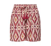 ONLY Pantalon 'ONLMikasi' sable / gris clair / rouge foncé / blanc, Taille 34