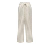 ONLY Pantalon 'ONLTIZANA' crème / gris, Taille 40
