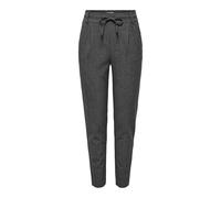 ONLY Pantalon pour Femme Onlpoptrash - Taille Moyenne - Coupe Normale, Gris foncé mélangé, S / 32L