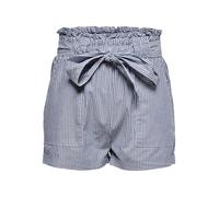 ONLY NOS Onlsmilla Belt DNM Shorts Noos, Multicolore (Medium Blue Denim Stripes: W/Stripes), 38 (Taille Fabricant: Small) Femme