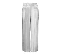 ONLY Pantalon 'Tokyo' gris foncé / blanc, Taille 34