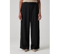 ONLY Pantalon ONLNella taille élastique coupe droite jambe large Noir XS