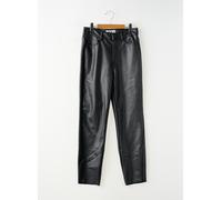 Only Pantalon Onlemily Hw St Ank Faux cuir Noir Taille 34