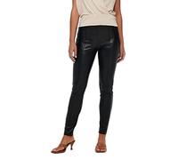 ONLY ONLJESSIE Faux Leather Legging OTW Noos, Noir (Black), M Femmes