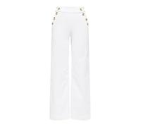 ONLY Jean flare femme ONLMADISON HW BUTTON WIDE Blanc Taille US 30 L32