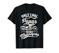 Only Papas Ride Motorcycles Phrase pour Les Grand-père T-Shirt Graphique avec Valeur