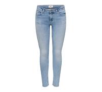 Only Petite Jean 'ONLPOWER CORAL' bleu denim, Taille 29 Longueur 28
