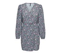 Only Petite Robe 'Lise' bleu clair / vert pastel / lilas / noir, Taille 40