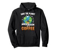 Only Planet with Coffee Earth Day Étudiants Enseignants Sweat à Capuche
