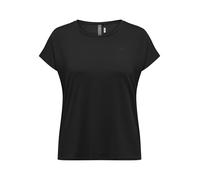 Only – T-shirt d'entraînement Curve – Tissu B-Dry, manches courtes, coupe droite – Noir 44/46