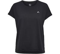 ONLY Play Curvy Onpaubree SS Loose TR Tee Curvy-opus Top de Sport, Noir (Black Black), 46 (Taille Fabricant: 44/46) Femme
