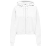 Only Play Lounge Life Sweat zippé court avec capuc Blanc S