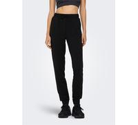 ONLY Onpmelina MW Slim SWT Cuff PNT Noos Pantalon de Jogging, Noir, M Femme