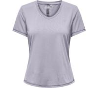 Only Play Only Play Font Life V-Neck T-Shirt Violet S