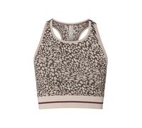 ONLY PLAY Soutien-gorge de sport 'ONPDAISY-2-AJESSA' beige foncé / anthracite / aubergine, Taille L