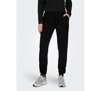 ONLY Onpperformance ATHL Ayn Reg Pantalon survêtement, Noir/imprimé : Noir et Rouge, S Femme