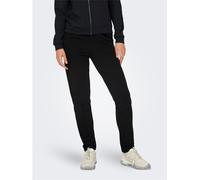 Only Play Women's Mid-Waist Open Hem Fleece Joggers Noir 16 (XL) Female