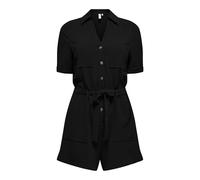 ONLY Playsuit Onlmacha Life SS Combinaison Cargo WVN, Noir, S Femmes