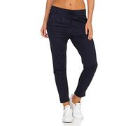 ONLY Poptrash - Pantalon - Tapered - Femme - Bleu (Night Sky) - W36/L32 (Taille Fabricant: S)