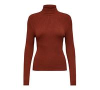 ONLY Pull col roulé structuré pour Femme en Tricot Fin - Pull ajusté en Maille ONLKAROL Noos.