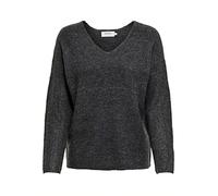 Pull femmes Only ONLCAMILLA V-NECK L/S PULLOVER KNT NOOS Gris EU XS