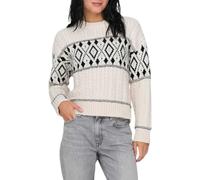 ONLY Pull en Maille ONLMARENT Pull en Maille Cloud Dancer L Cloud Dancer L
