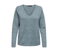 Only - Pull Onlrica Life L/S KNT Noos à col en V pour femme, Sea Moss W. Melange, XS
