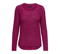 ONLY Pull en Tricot de Base pour Femmes Pull en Tricot Extensible uni Pull à Manches Longues Col Rond ONLGEENA