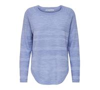 Only Pull en Tricot Fin pour Femme | Manches Longues col Rond | Pull Basique Stretch OnLCAVIAR, Couleurs : Violet, Taille : S, Windsurfer/détail : chiné, S