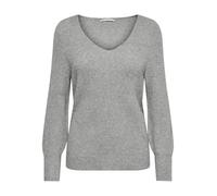 ONLY Pull en Tricot Onlatia pour Femme, Mélange de Gris Moyen., XXL