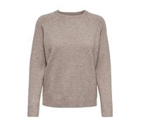 ONLY Pull en Tricot ONLLESLY pour Femme, Marron (mélange Brownie), L