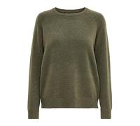 ONLY Pull en Tricot ONLLESLY pour Femme, Vert (mélange Kalamata), M (EU)