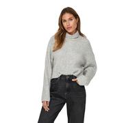 Only Pull en Tricot OnLMELANIE pour Femme, Gris Clair chiné, S