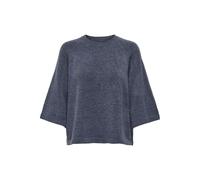 Only Pull en Tricot Onlsimoni, pour Femme, Bleu foncé, L