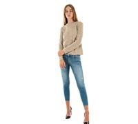 ONLY Pull en Tricot uni pour Femme, Gris Taupe., XS