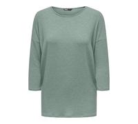 ONLY Pull Fin Femme col Rond Manches 3/4 tricoté Extensible - ONLGLAMOUR | Haut sans manches
